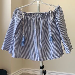 CLUB MONACO Pin stripeTop